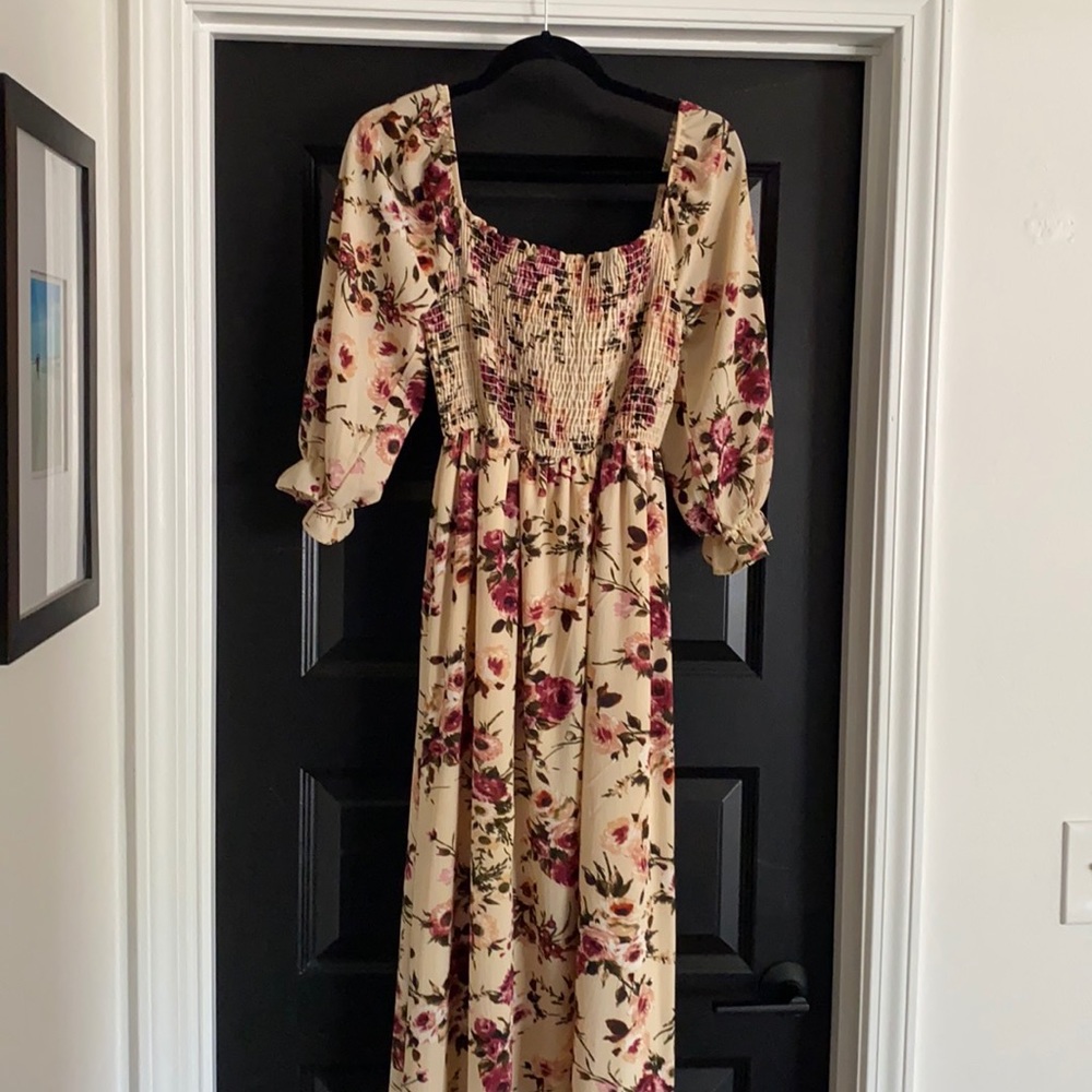 Floral Maternity Dress